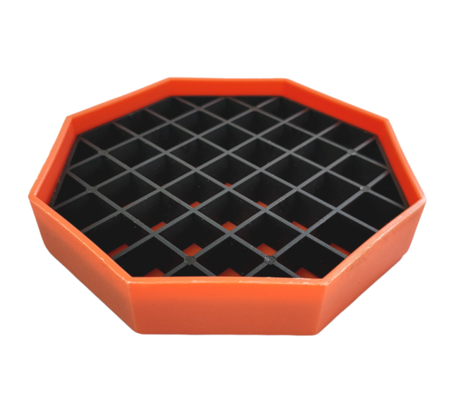 rattleware Drip Tray, Orange, 4"x4"x1", 61051