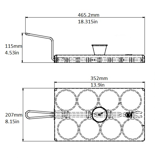 rattleware Set of 8 Egg Rings - RW602-8 - Image 3