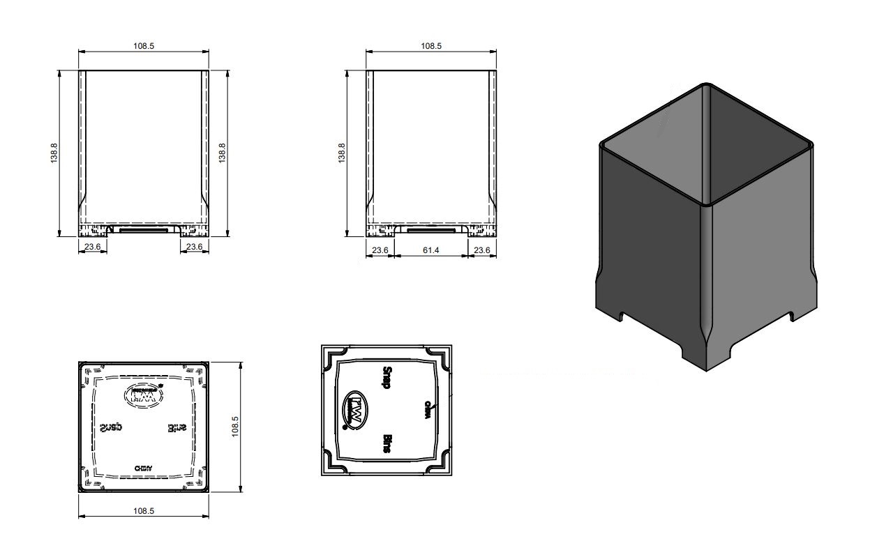 rattleware Snap Bin 5.5" - 82020-01 - Image 2