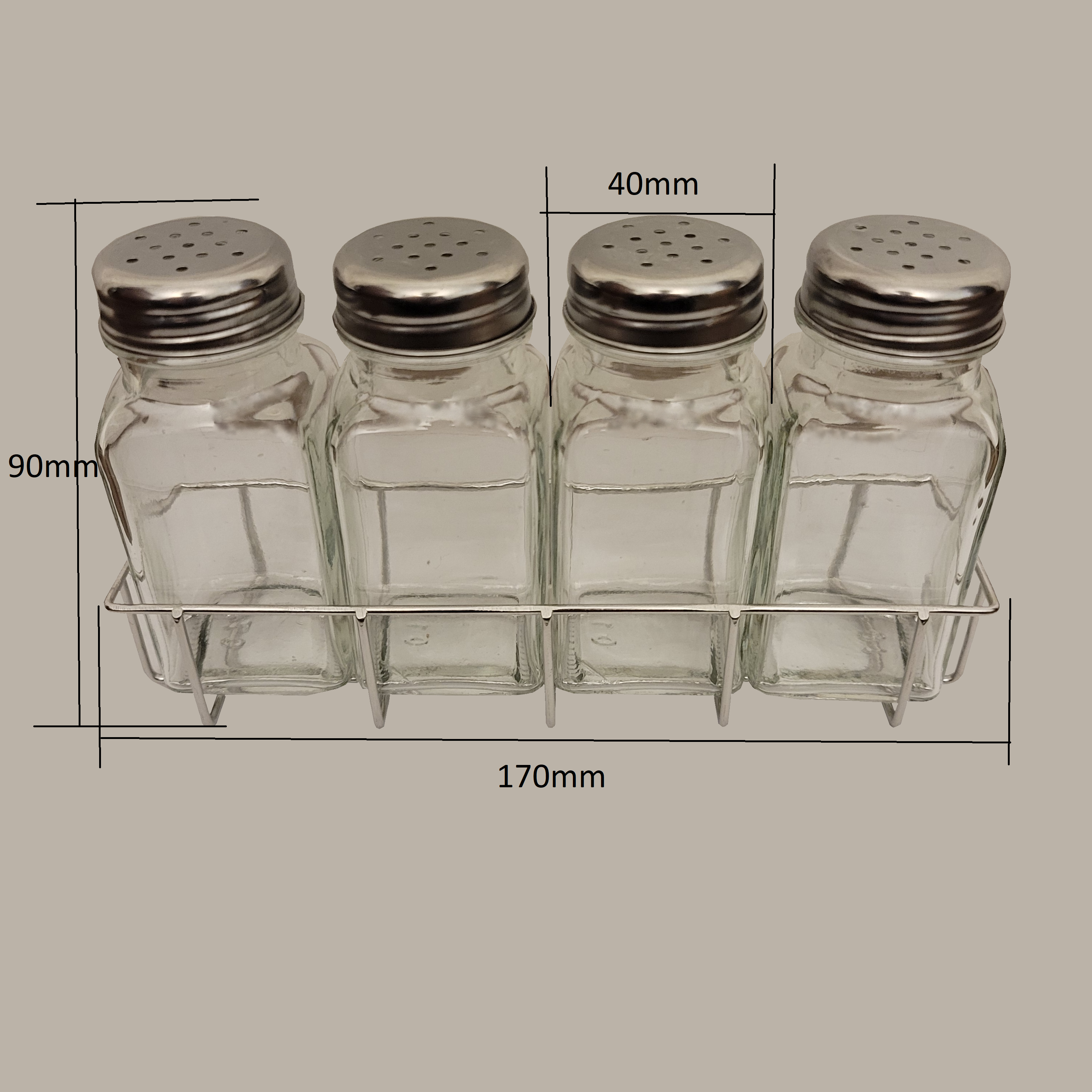 rattleware Wire Labeled Shaker and Rack Set - 86150 - Image 2