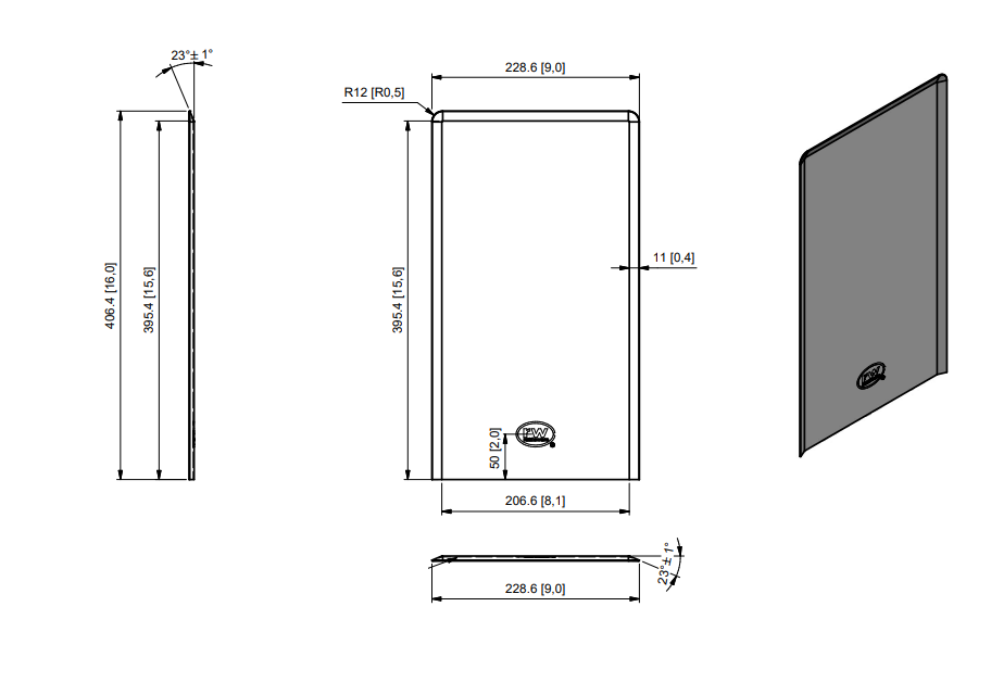 rattleware Grinder Tray 9"x16" - Image 2