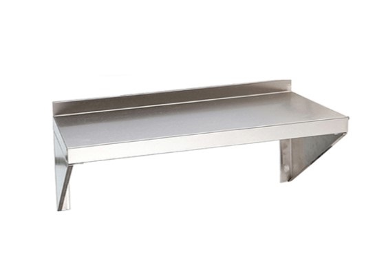 Quality Industries Economy Wall Shelf, Stainless Steel, 2000x300
