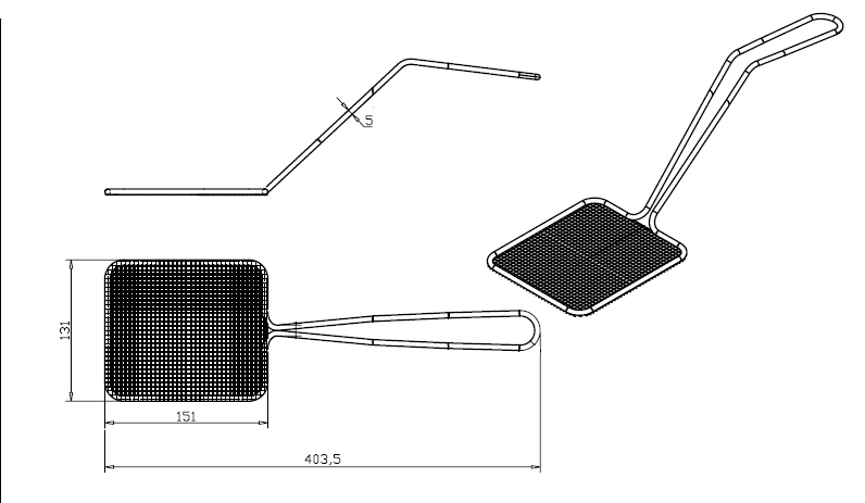 Quality Industries Skimmer, s/s, 131*151 - Image 3