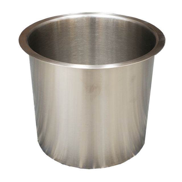 Quality Industries Waste Chute, Stainless Steel, Circular, 145mm (5.7in) Diameter, 120mm Height (4.7in)