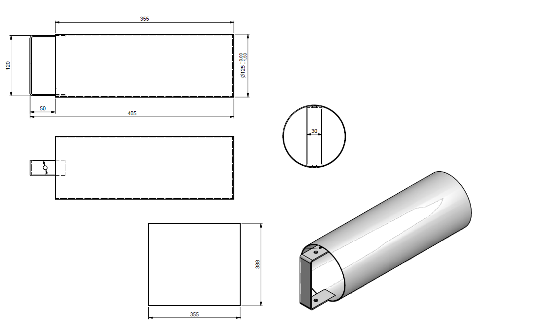 Quality Industries Oil Displacer Tool, Stainless Steel, for Fryer - Image 2