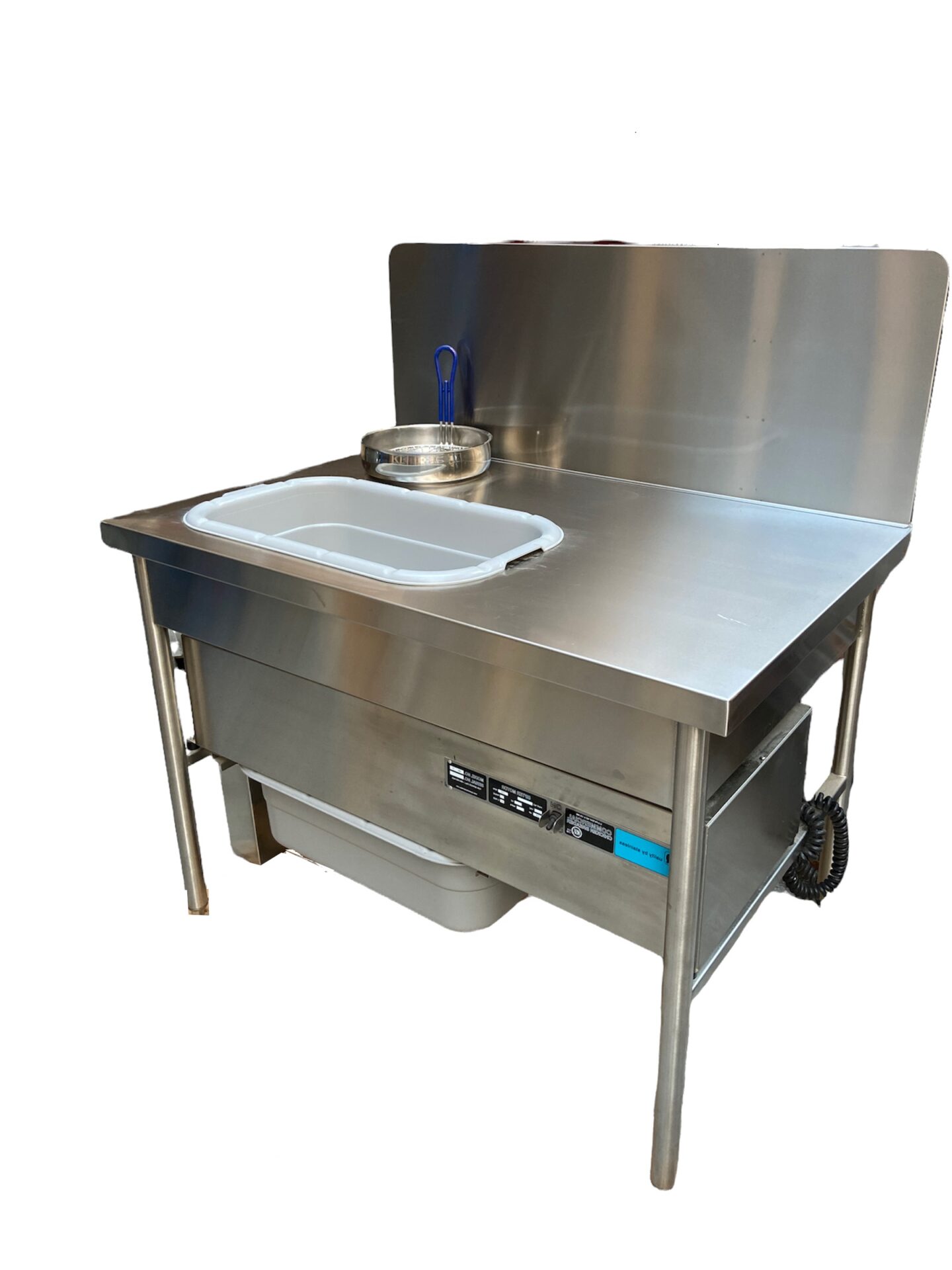 Quality Industries 48" FMBR Sifter Table wBackpanel 120VRH