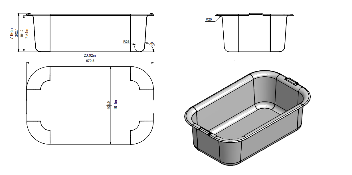 Quality Industries Lug, Stainless Steel, No Hole - Image 2
