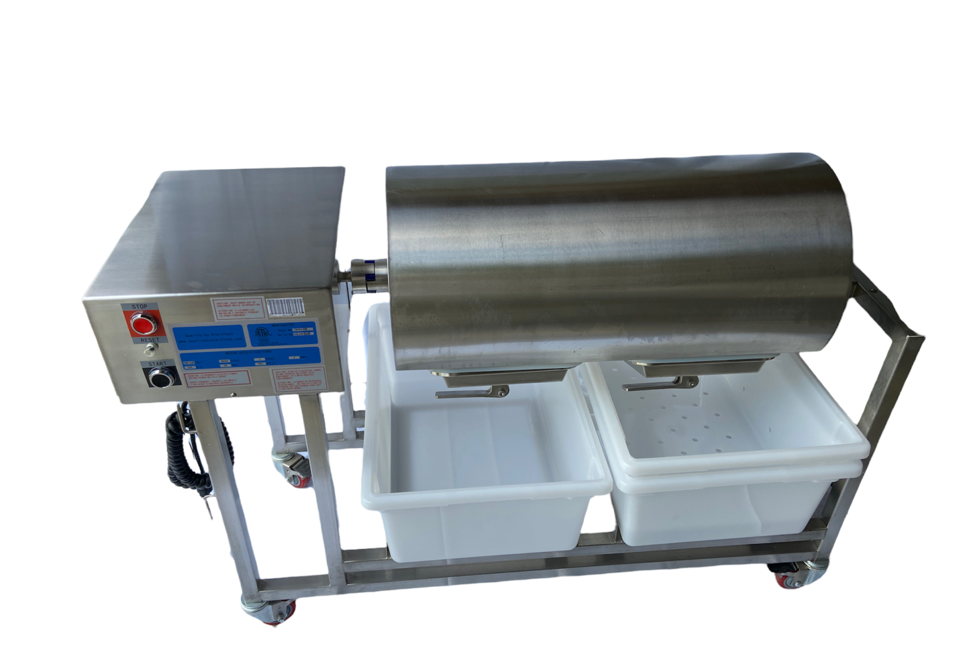 Quality Industries 220V Double Marinator, FMD015081