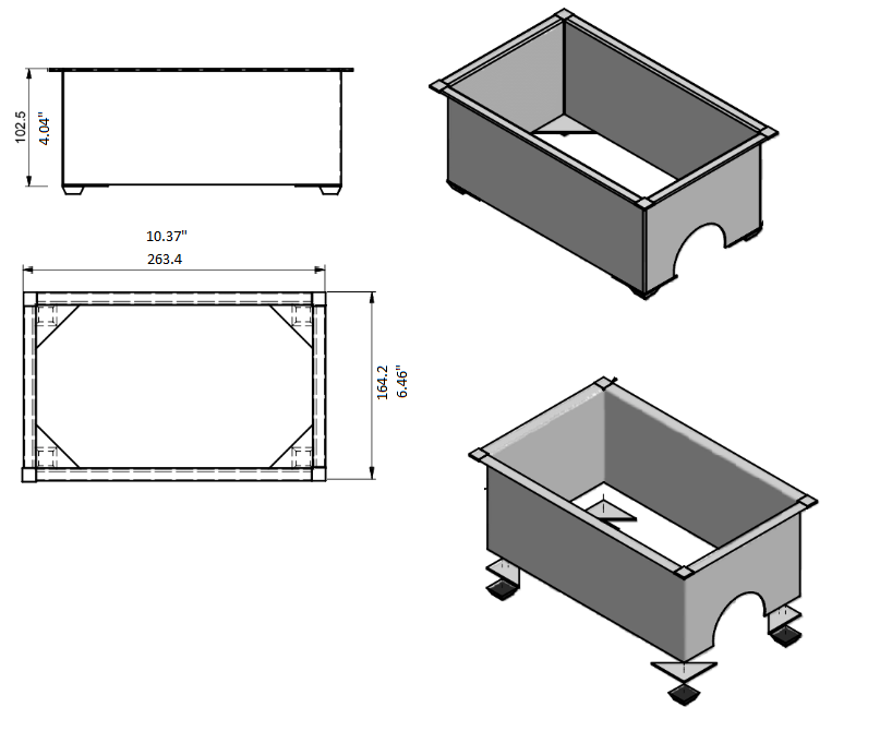 rattleware Pitcher Rinser Holder, Rectangle Stainless Steel - 32704 - Image 7