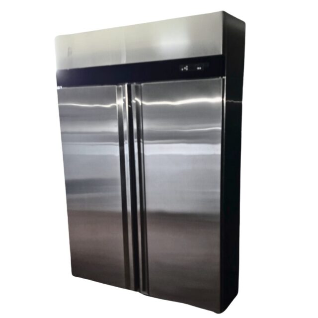 Quality Industries Fridge/Freezer - Double Door, 44 cu. ft., 120V, Stainless Steel